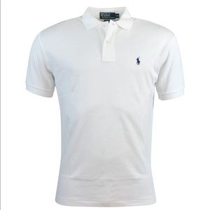 NWT Polo Ralph Lauren White Interlock Short Sleeve Shirt - Men’s Large